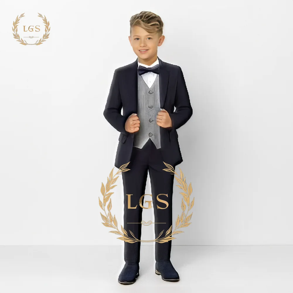 Boys 2 piece suit set - handsome blazer and trousers - handmade custom suit suit for formal occasions and business meetings