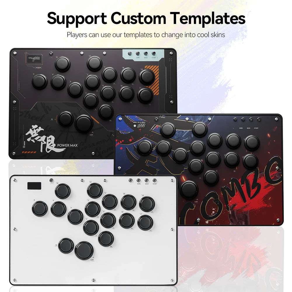 Haute42 Fightstick Arcade Controller Joystick Hitbox Leverless Controller For PC/PS4/PS5/Switch Fight Stick Game Controller