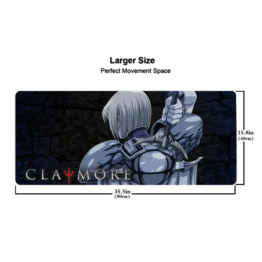 Claymore Mouse Pad tastiera Mousepad lauge 1200 x600 mm tappetino da scrivania PC Gamer Office Carpet Home Table pad