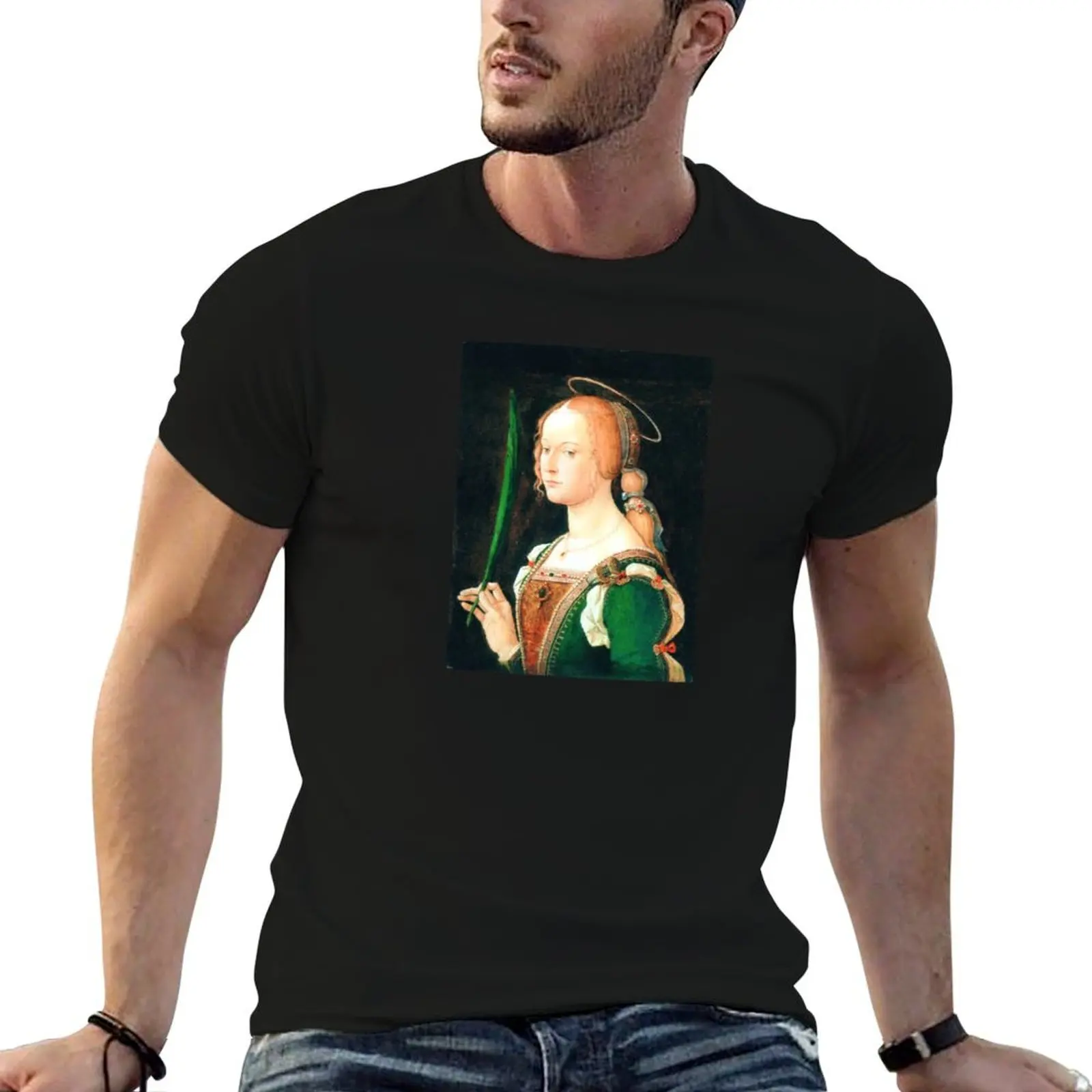 Medieval Maiden Middle Ages T-Shirt baggy shirts Aesthetic clothing men t shirt