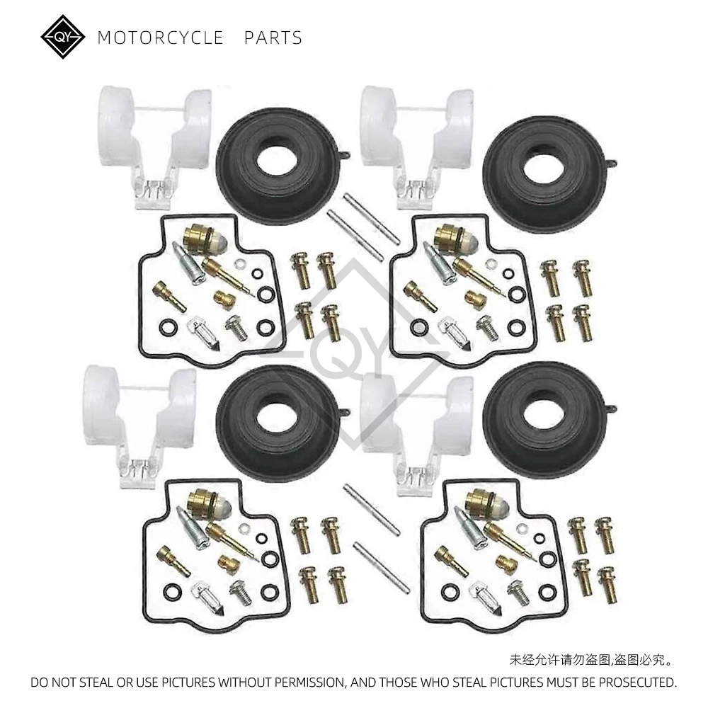 Motorcycle Carburetor Seal Gasket Diaphragm Rebuild Kit Carburetor Repair Kit For KAWASAKI ZZR600 ZX-6 ZX600 ZX6R ZZR ZX 600 view 2
