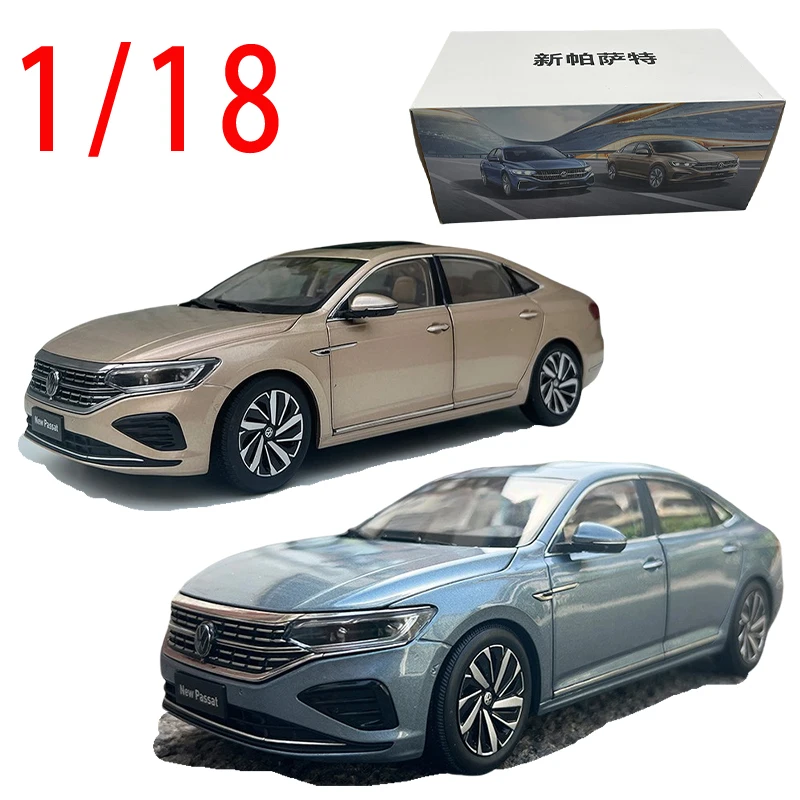 Original Factory Die-cast 1/18 Scale VW NEW PASSAT 2022 Family Car Model Alloy VW NEW PASSAT Car Model Collection Ornament