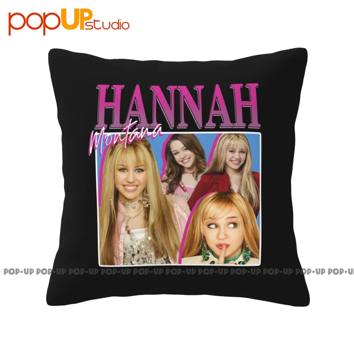 Luxury Hannah Montana Miley Cyrus P-197 Pillowcase Throw Pillow Cover Natural Skin Care High Quality