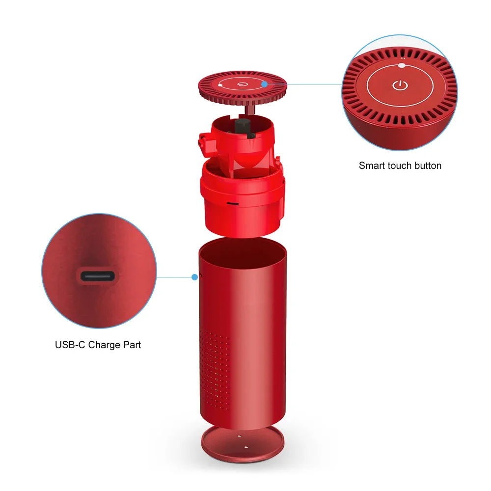 5V USB Mini Portable Hydroxyl Radical Generator Car Air Purifier