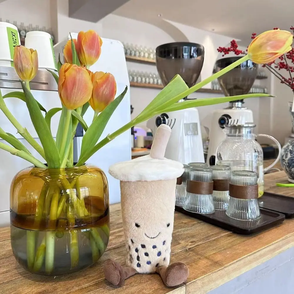 

Кавайная мультяшная жемчужная чашка чая с молоком, кукла, креативные мягкие куклы, имитация еды, напитков, игрушки, подарки