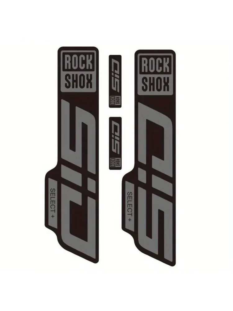 AliExpress NONE 1set ROCKSHOX SID SELECT+ Fork Stickers Clear Vinyl Blue Orange Design Durable Paint Protection