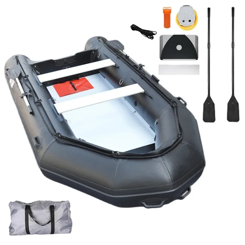 

China Hider Air Boat Inflatable Fishing Air Floor Cabin Rib Boat Bateau Gonflable Avec Moteur Gommone Con Fishing Dinghy