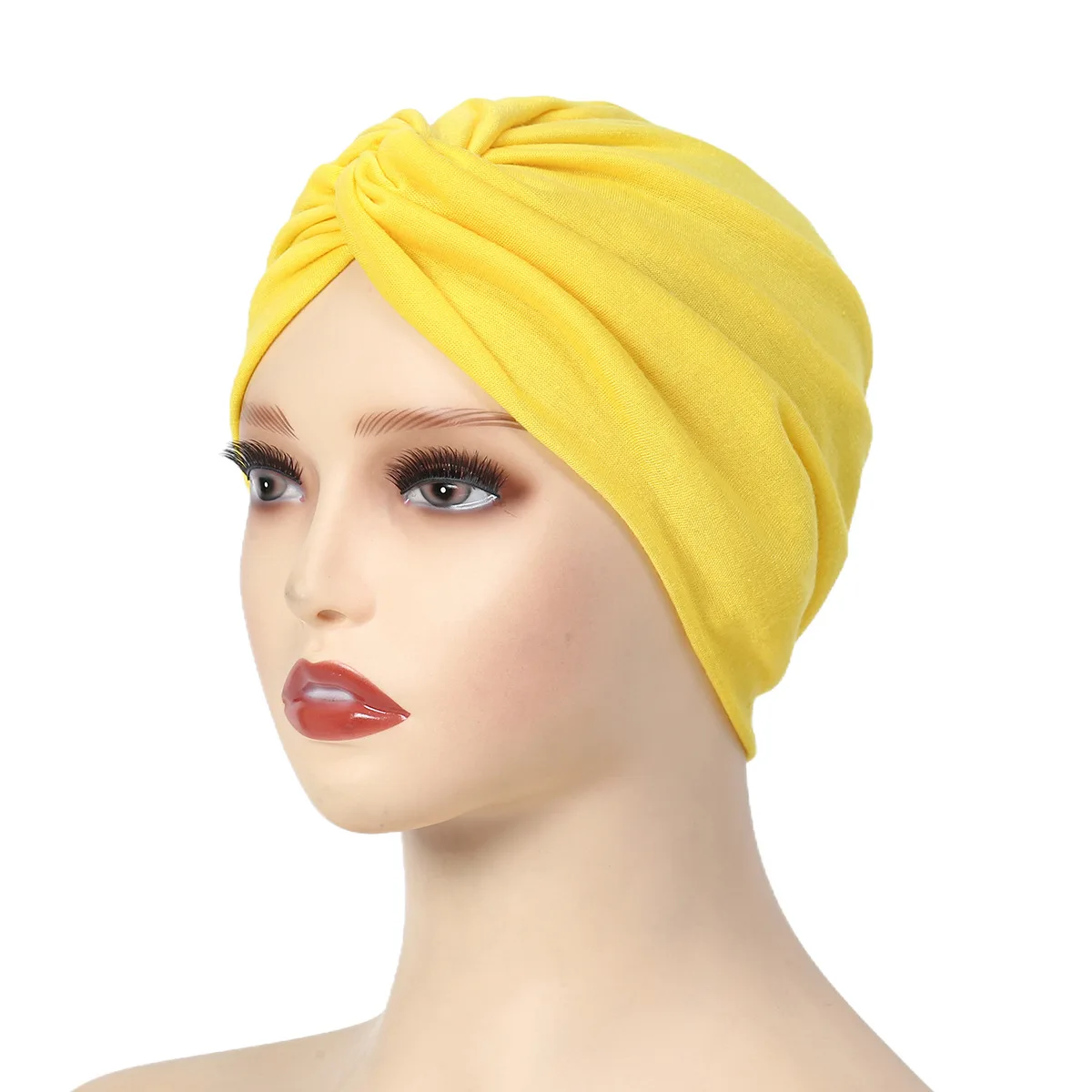 

Тюрбан в мусульманском стиле, однотонный, стрейчевый, для колпачков, предназначенный для ношения под шляпой