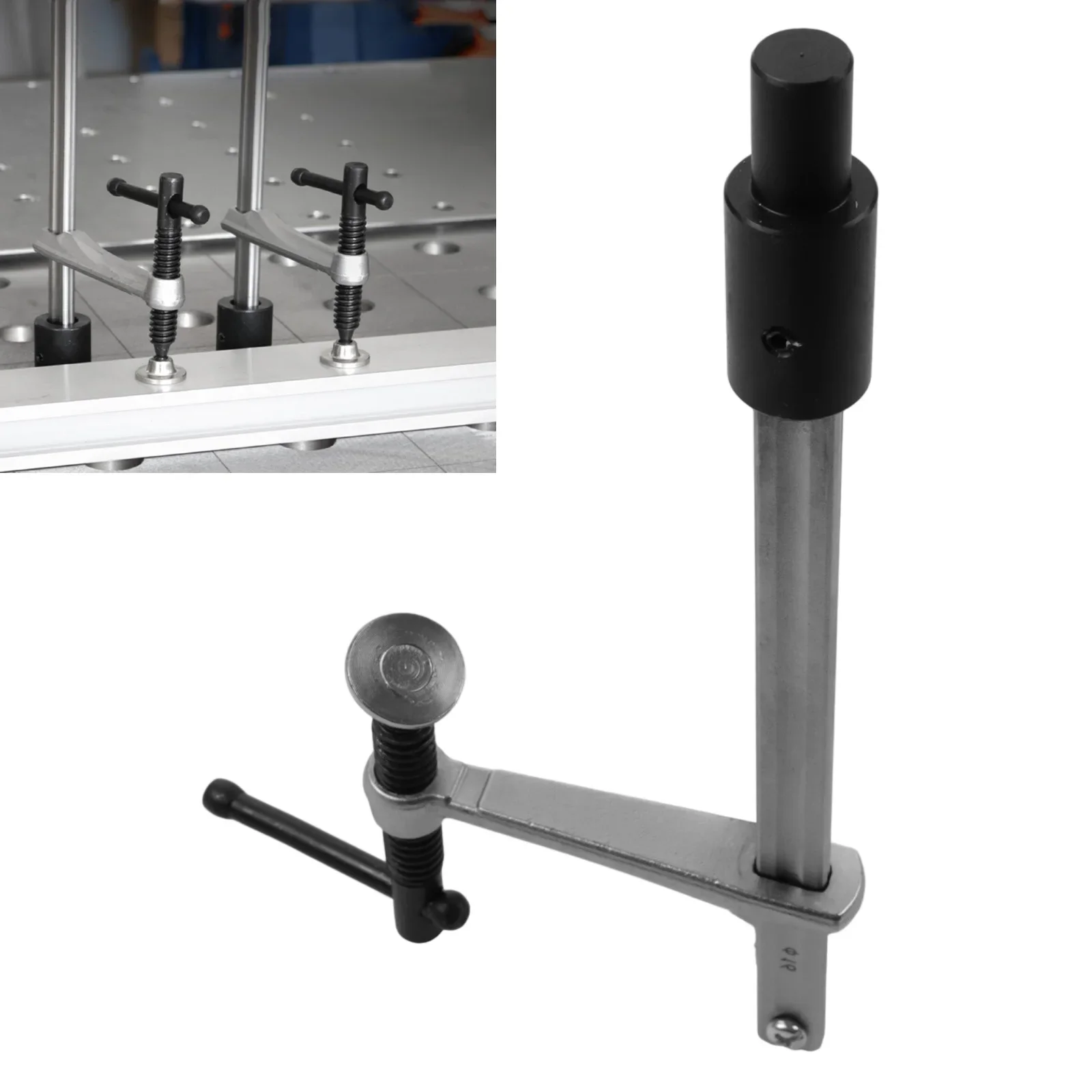 

Quick Acting Hold Down Clamp for Woodworking Benches 16mm or 28mm Hole Tool Ergonomic Design for Comfortable Use