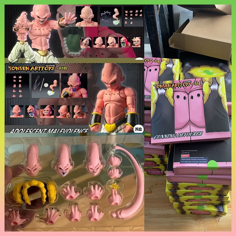 

Tonsenarttoys Dragon Ball S.H.Figuarts Shf Adolescent Malevolence Majin Buu Boo Kid Anime Figurine Action Figures Toys Kid Gift