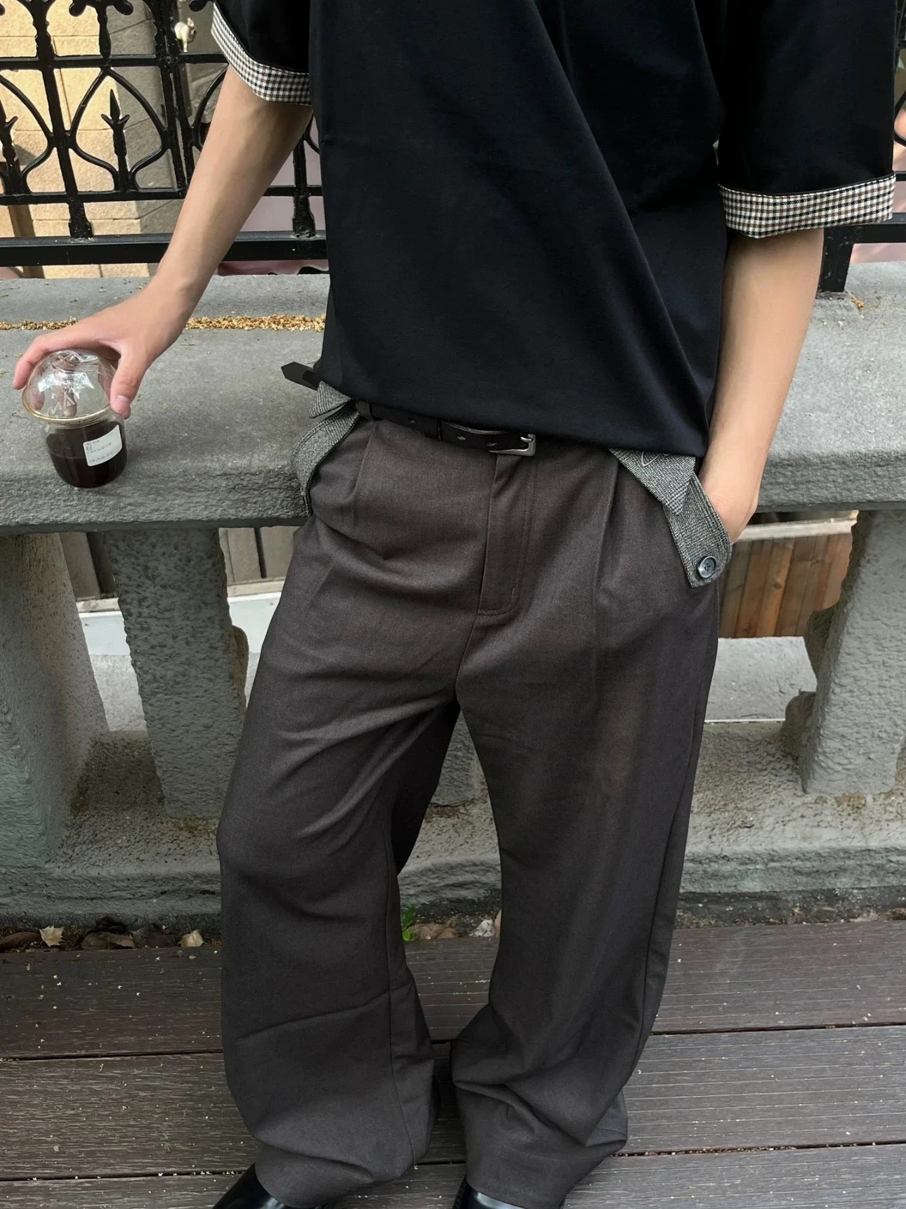 فضفاض سراويل تقليدية للرجال خمر منقوشة ألف خط واسعة الساق بنطلون تنوعا تصميم الربط السراويل الغربية ألياف البوليستر الصيف