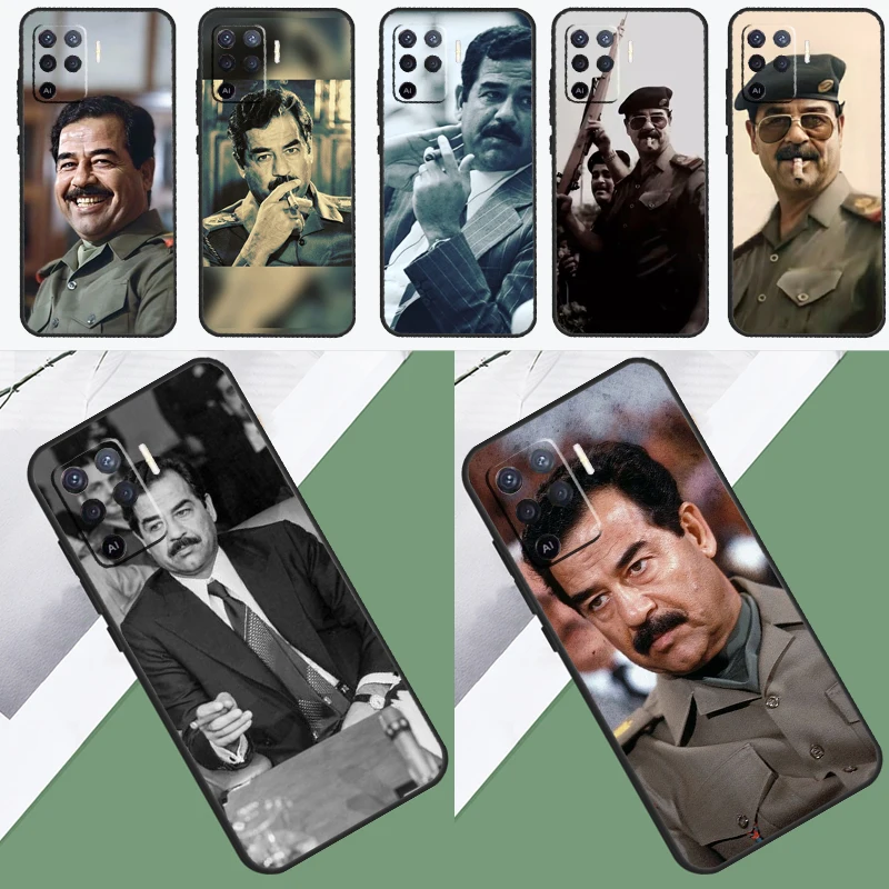 Saddam Hussein Iraq Phone Case For OPPO A15 A16 A52 A72 A5 A9 A31 A53 A83 A91 A93 A54 A74 A94 Find X5 X3 Pro