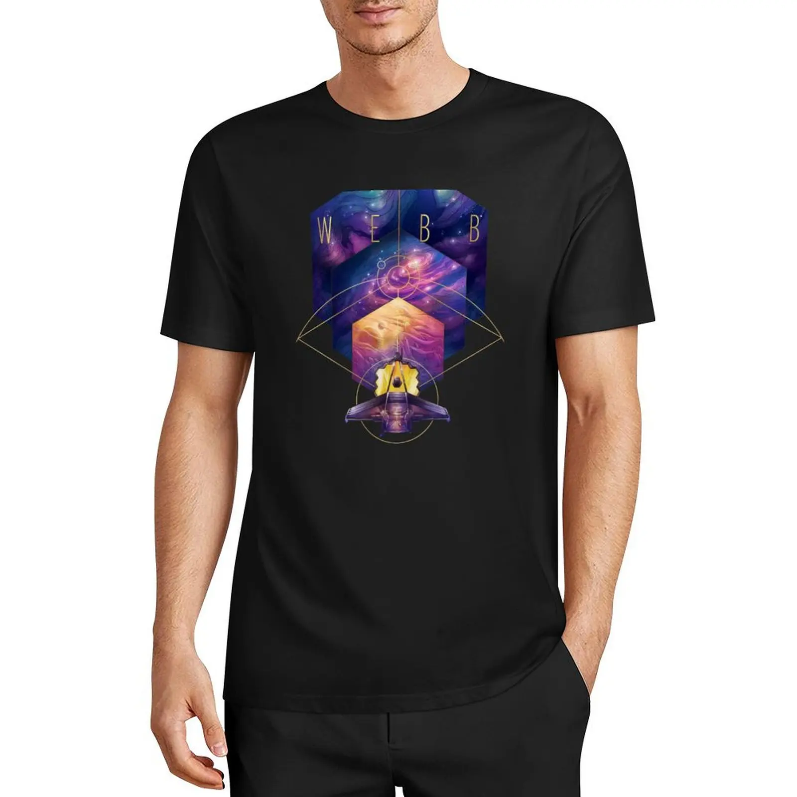 

James Webb Space Telescope WEBB Artwork T-Shirt shirts graphic customs design your own sports fans black t shirts for men