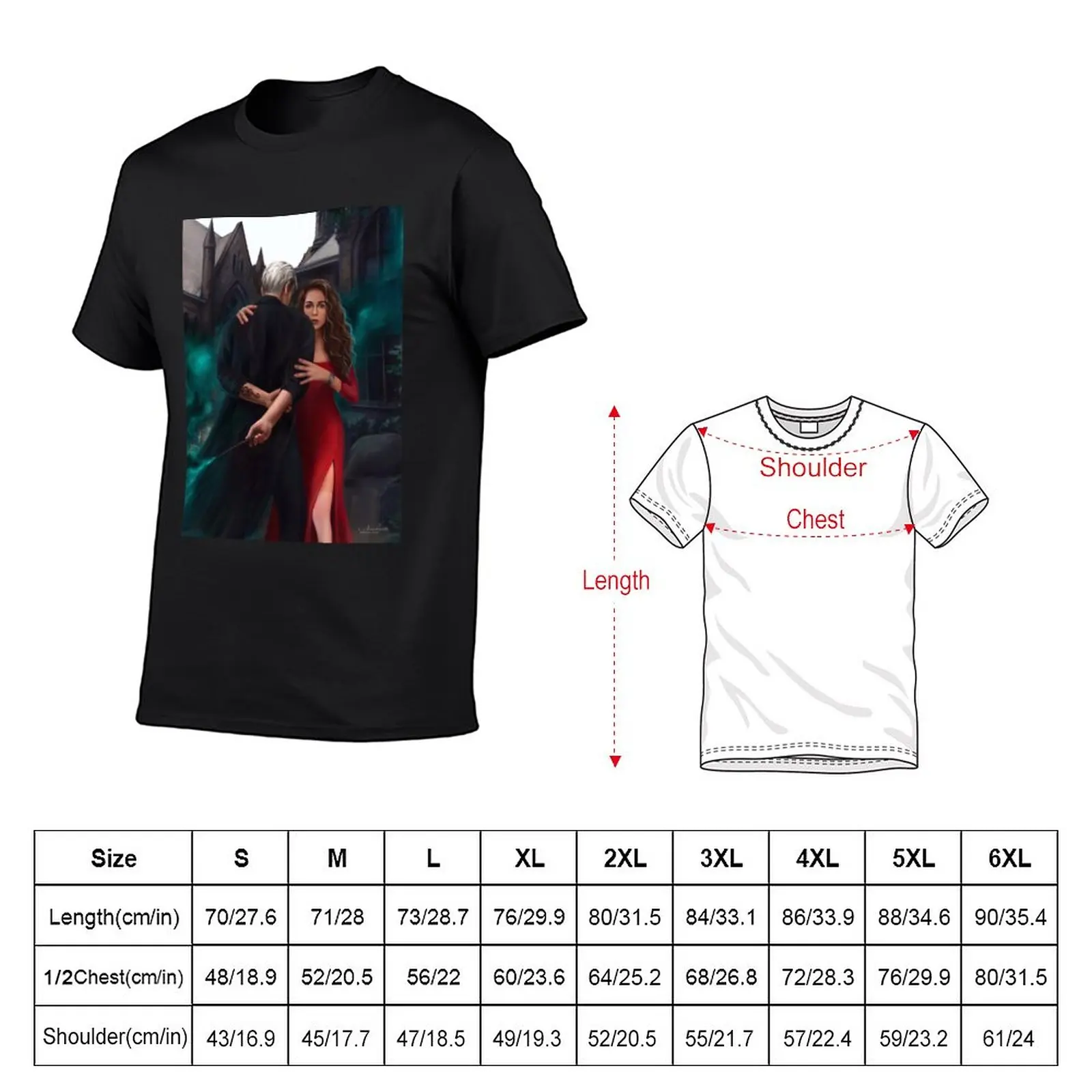 New manacled dramione T-Shirt Aesthetic clothing vintage clothes oversized t shirts for men