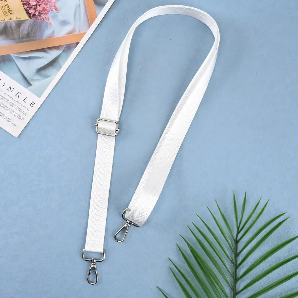 2.5CM Adjustable Shoulder Straps for Men and Woman DIY Crossbody Wide Replacement Strap Nylon Metal Buckle Bag Accessories