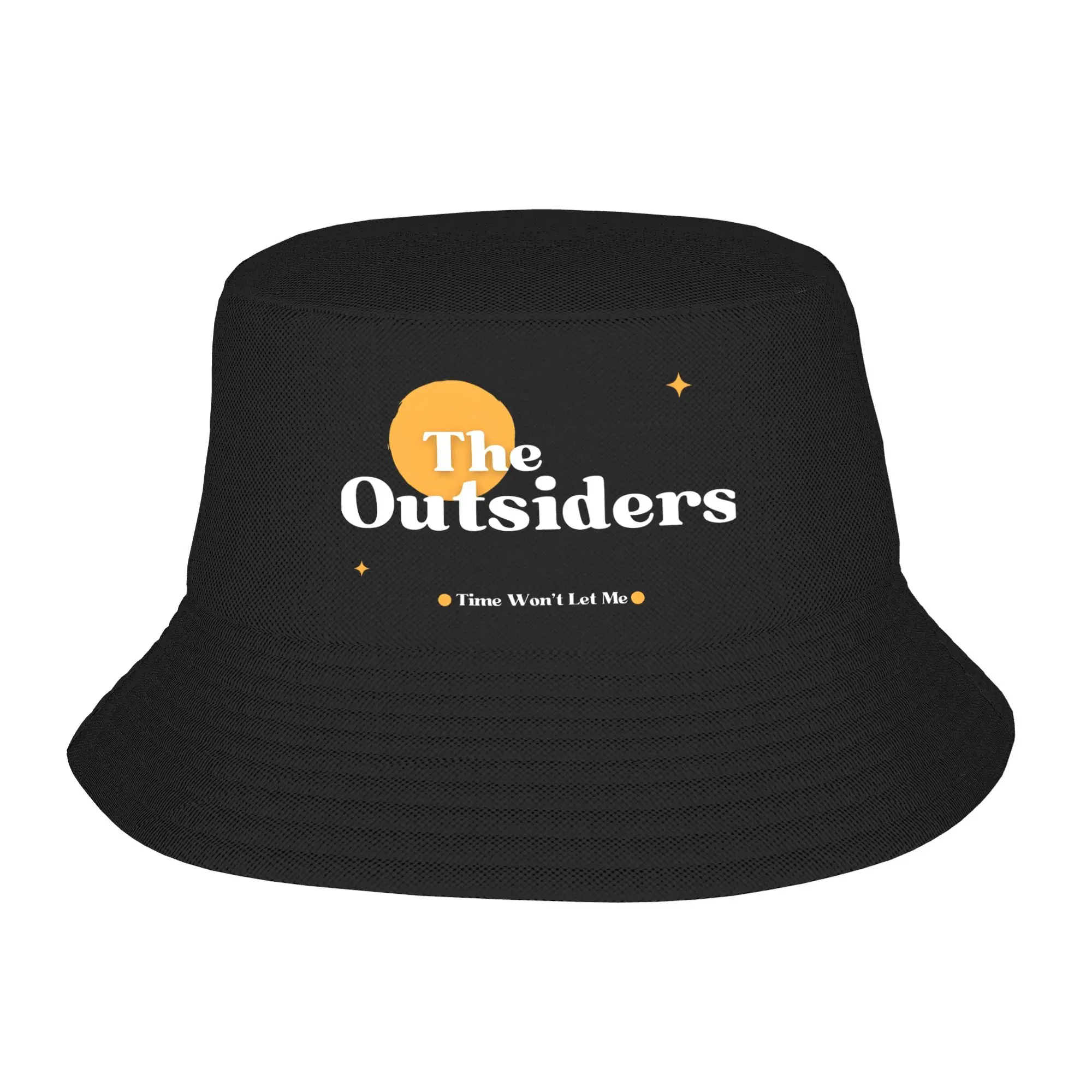 The Outsiders Bucket Hat For Unisex  Fisherman Hats Vintage Travel Hiking Caps Portable Streetwear Pattern Sunscreen Hats