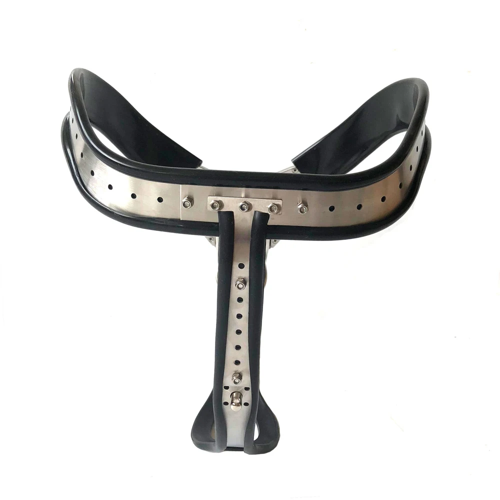 Male Chastity Device Stainless Steel Curved Waist Metal Chastity Cage Wire Style Adult Sex Toys For Men Penis Cock Cage Bondage - view 4