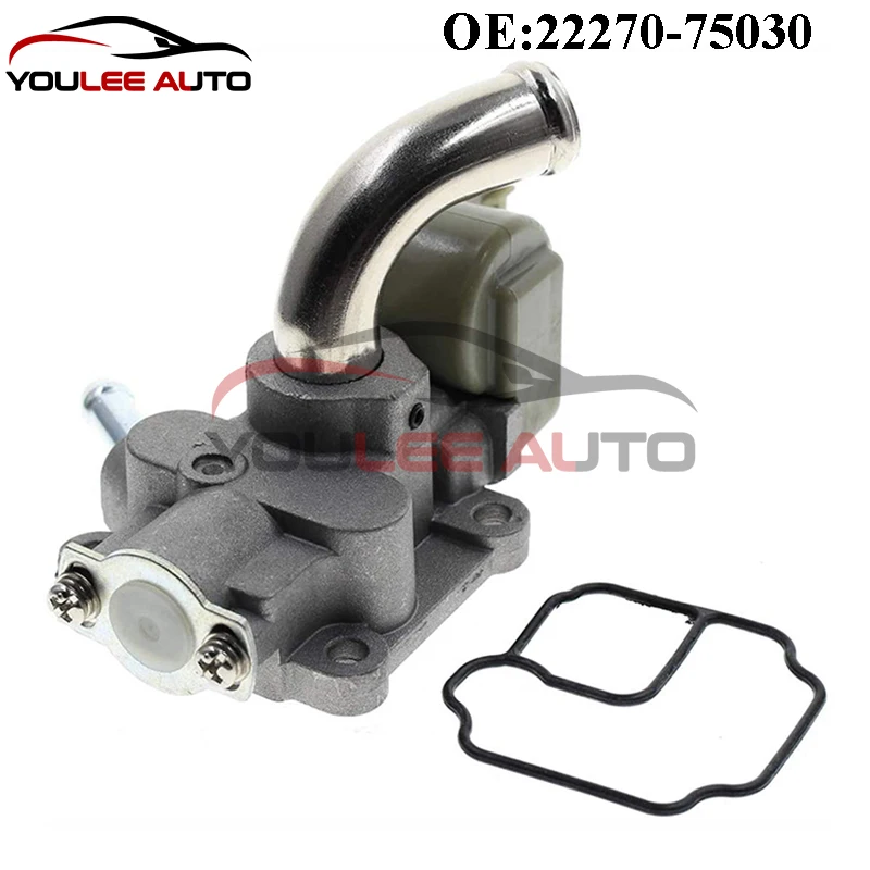 

New 22270-75030 2227075040 1368000560 Idle Air Control Valve IACV For Toyota Tacoma 4Runner T100 1996-2000 2.4 2.7 L4 Auto Parts