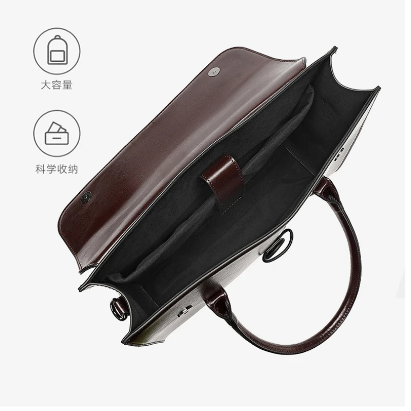 Torba na laptopa 14 cali, damska torba typu tote ze skóry bydlęcej, torba na ramię, torba crossbody, torba szkolna dla studentek, torba na komputer do biznesu w branży modowej.
