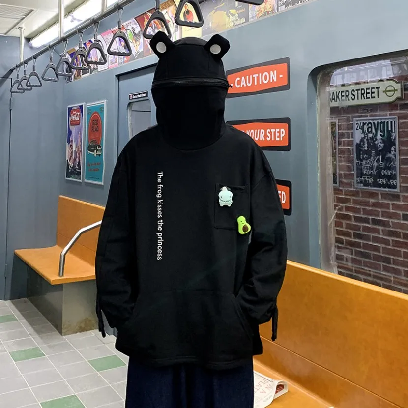 

Премиум-худи с флисовой подкладкой для пар, утепленная толстовка оверсайз, повседневная молодежная модная куртка на весну-осень с капюшоном