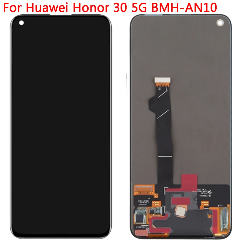 

Оригинальный ЖК-дисплей для Honor 30, 6,53 дюйма, для Honor 30 5G BMH-AN20, ЖК-дисплей, сенсорный экран с рамкой, дигитайзер, панель, запасные части в сборе