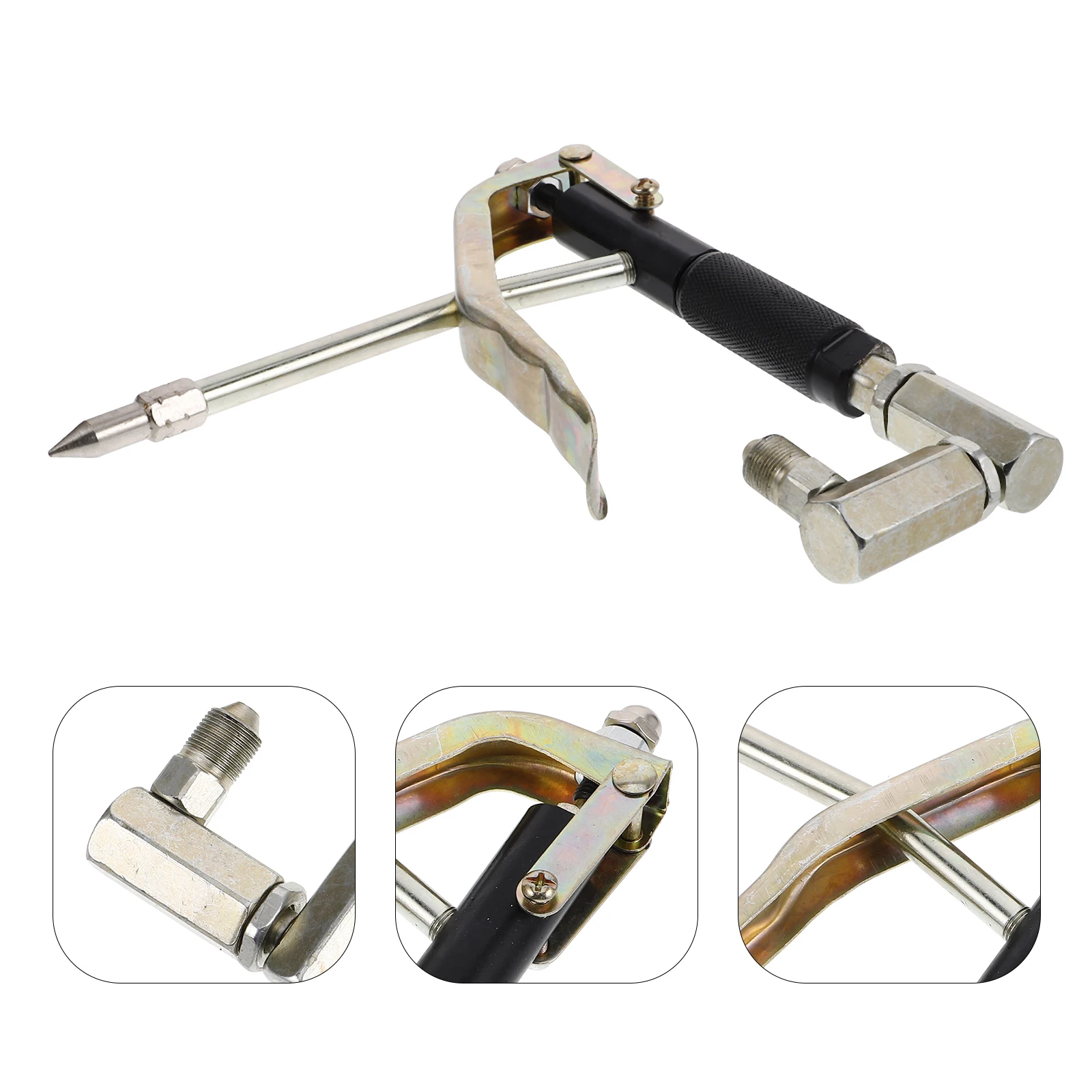 

Universal Grease Filling Nozzle Heavy-Duty Steel High-Pressure Automotive Lubrication Tool Flexible Angle Pneumatic Drive