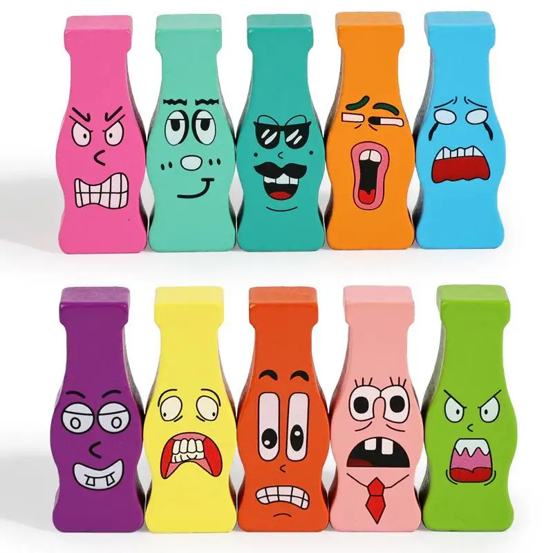 1 Set Logical Thinking Interactive Memory Match Games Creative Bottle Thinking Game Early Education Color Recognition Toys