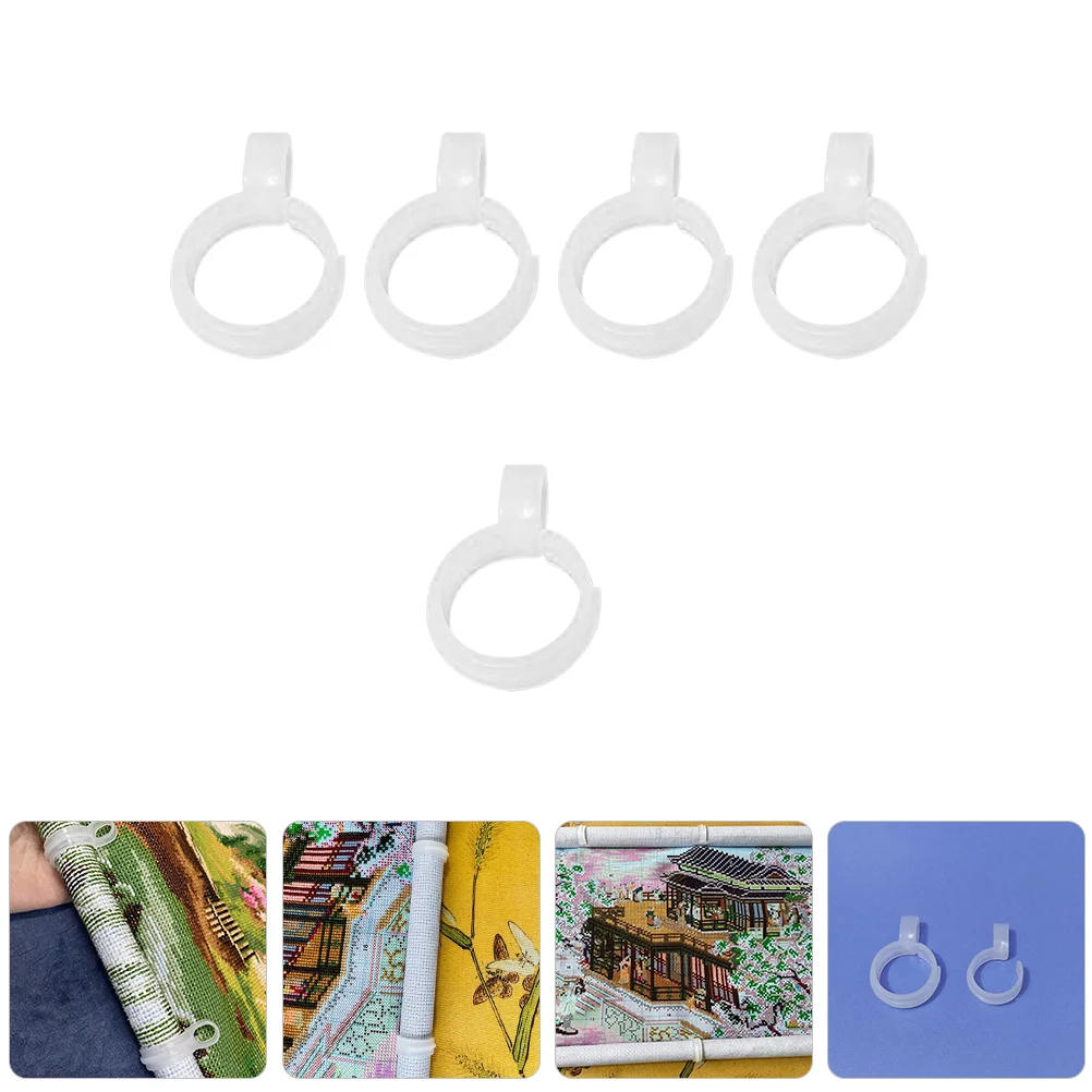 

5 Pcs Embroidery Accessory Cross Stitch Clamps Cross-stitch Accessories Supply Supplies Small