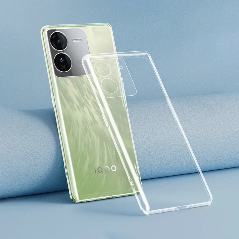 For VIVO IQOO Z9 IQOOZ9 5G Global Soft Clear TPU Phone Case Global Lens Protective Shockproof Transparent Silicone Mobile Covers