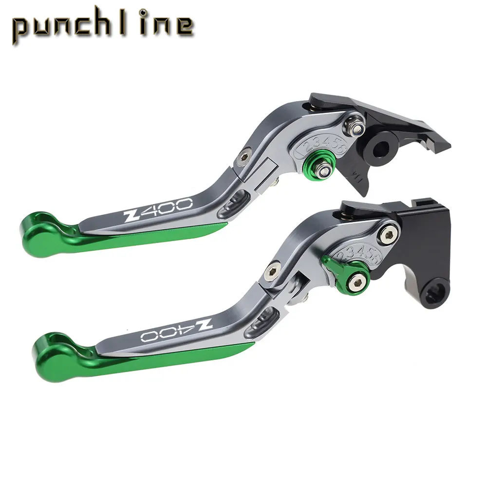 Fit For Z400 2018-2022 Z400 Z 400 Motorcycle CNC Accessories Folding Extendable Brake Clutch Levers Adjustable Handle Set