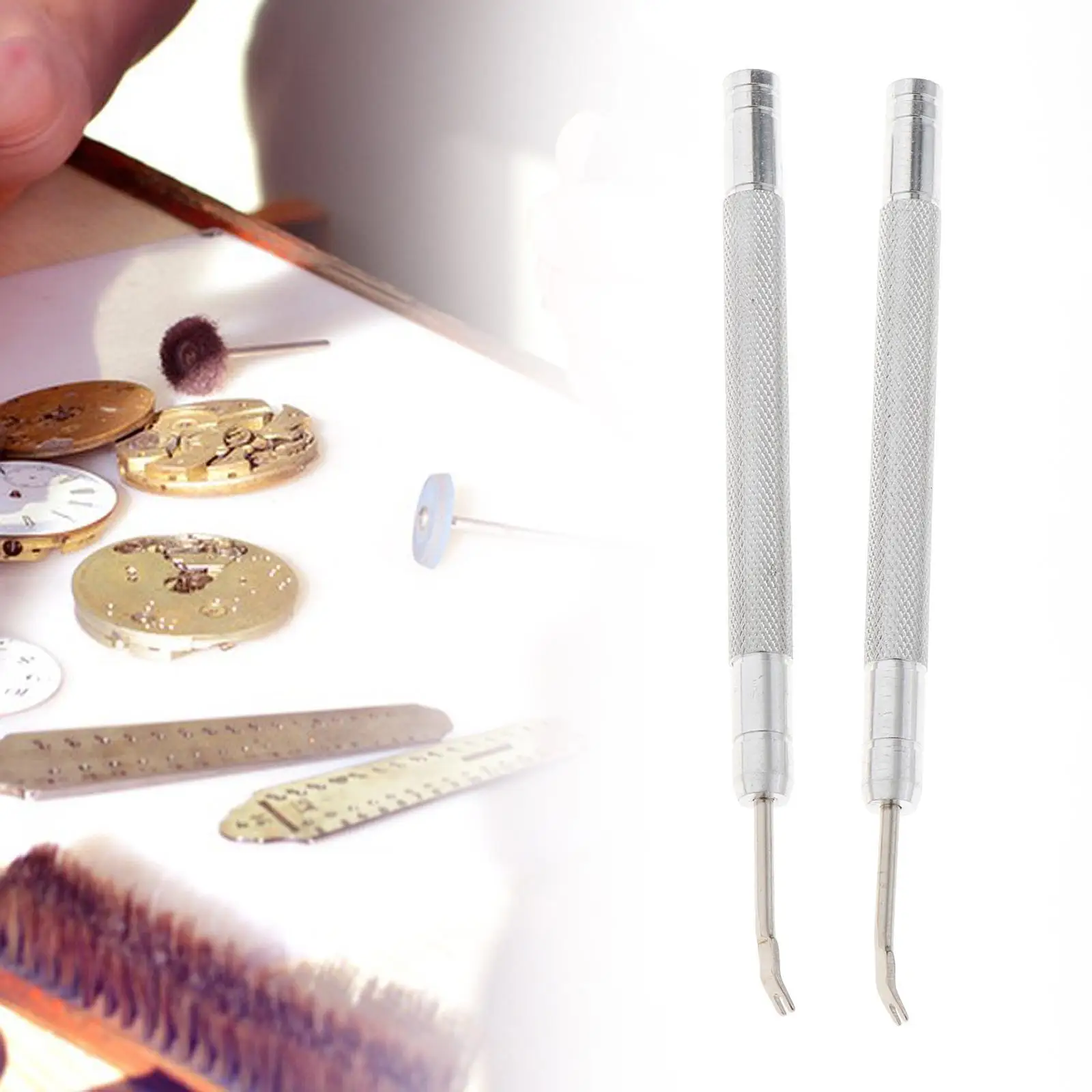 2 Pieces Watch Hand Removal Tools, Watch Hand Removers, Watch Repair Kit Watch Hand Pin Levers, Watchmaker Repair Tool Set