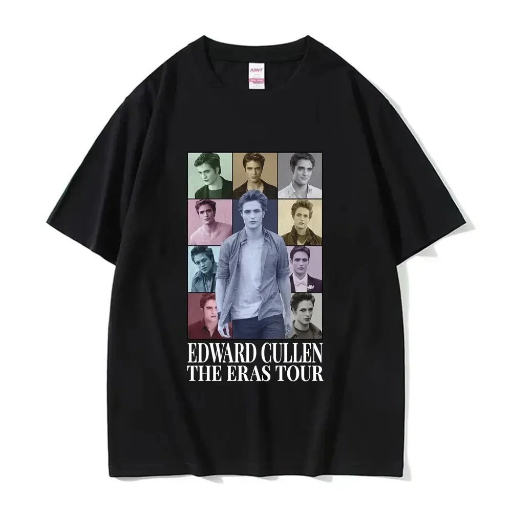 بيلا أين الجحيم هل كنت لوكا تي شيرت جاكوب الأسود الشفق ساغا تي شيرت الرجال القطن 90s فيلم تي شيرت الملابس #5