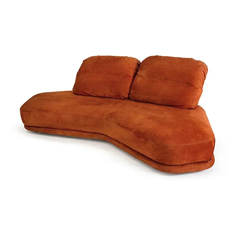 Italian light luxury, chenille sofa, household curved combination module, premium sofa