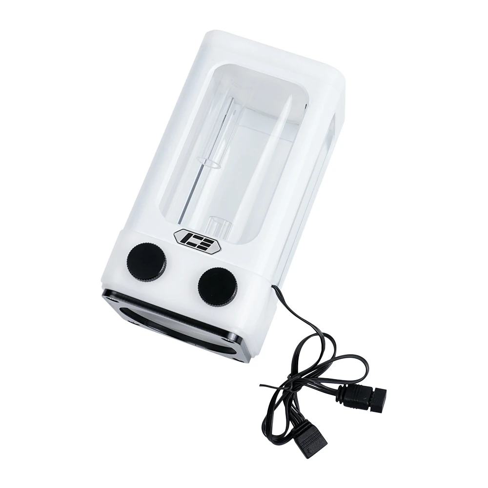 IceManCooler DX5 120 White ARGB Reservoir D5 مضخة علوية، خزان مياه مع دعامة، + 5 فولت 3PIN يدعم اللوحة الأم AURA