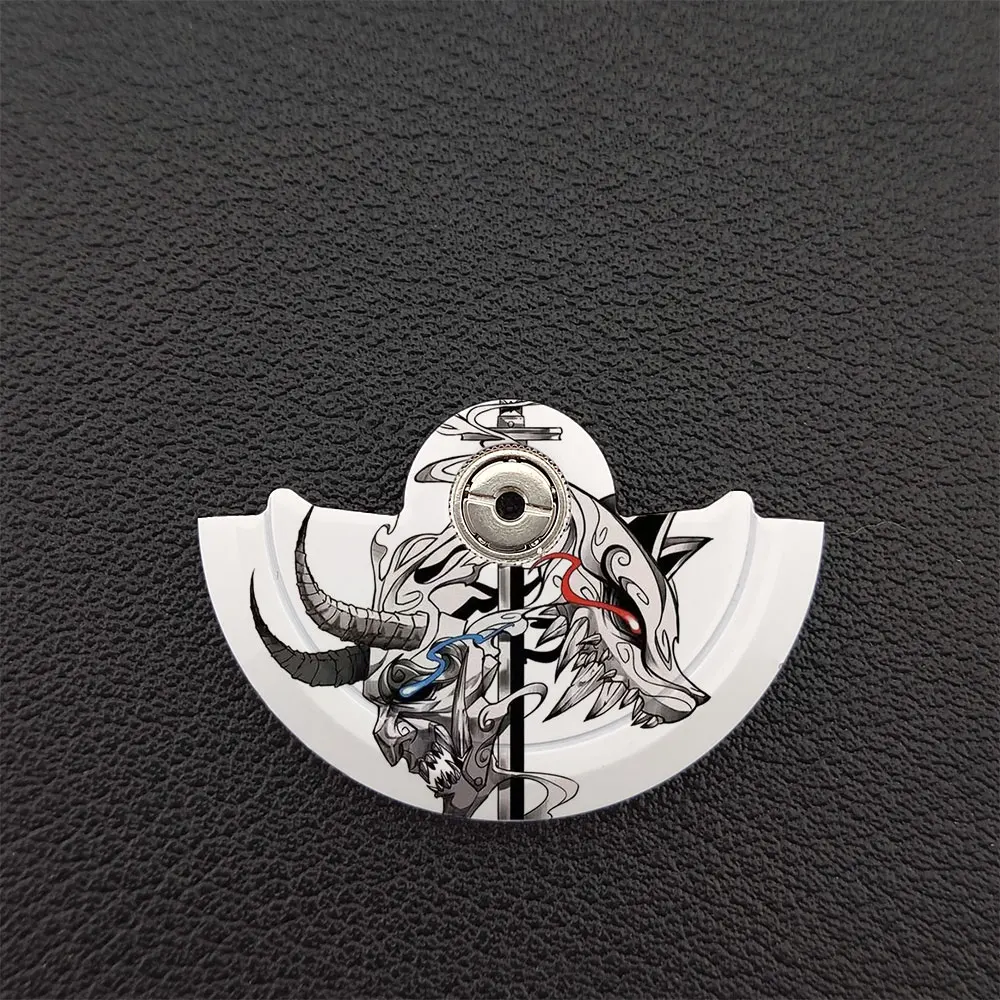 High Precision Watch Movement Rotor with Bodhi Mask Print Universal Fit for NH34 NH35 NH36 NH38 NH70 NH72 Watch Movement Accesso