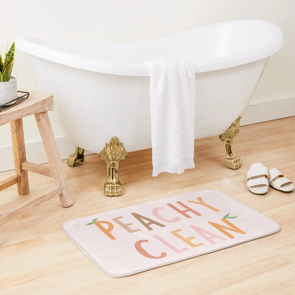 

Peachy clean Bath Mat Toilet Rug Carpet Bathroom Bathroom Shower Curtain Mat