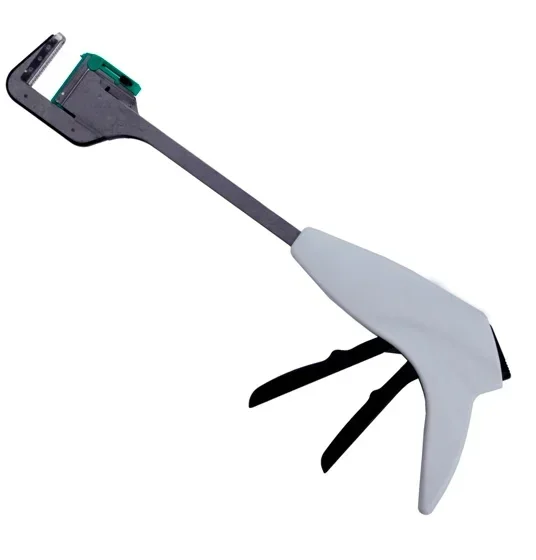 Surgical Equipment with single handle disposable linear stapler