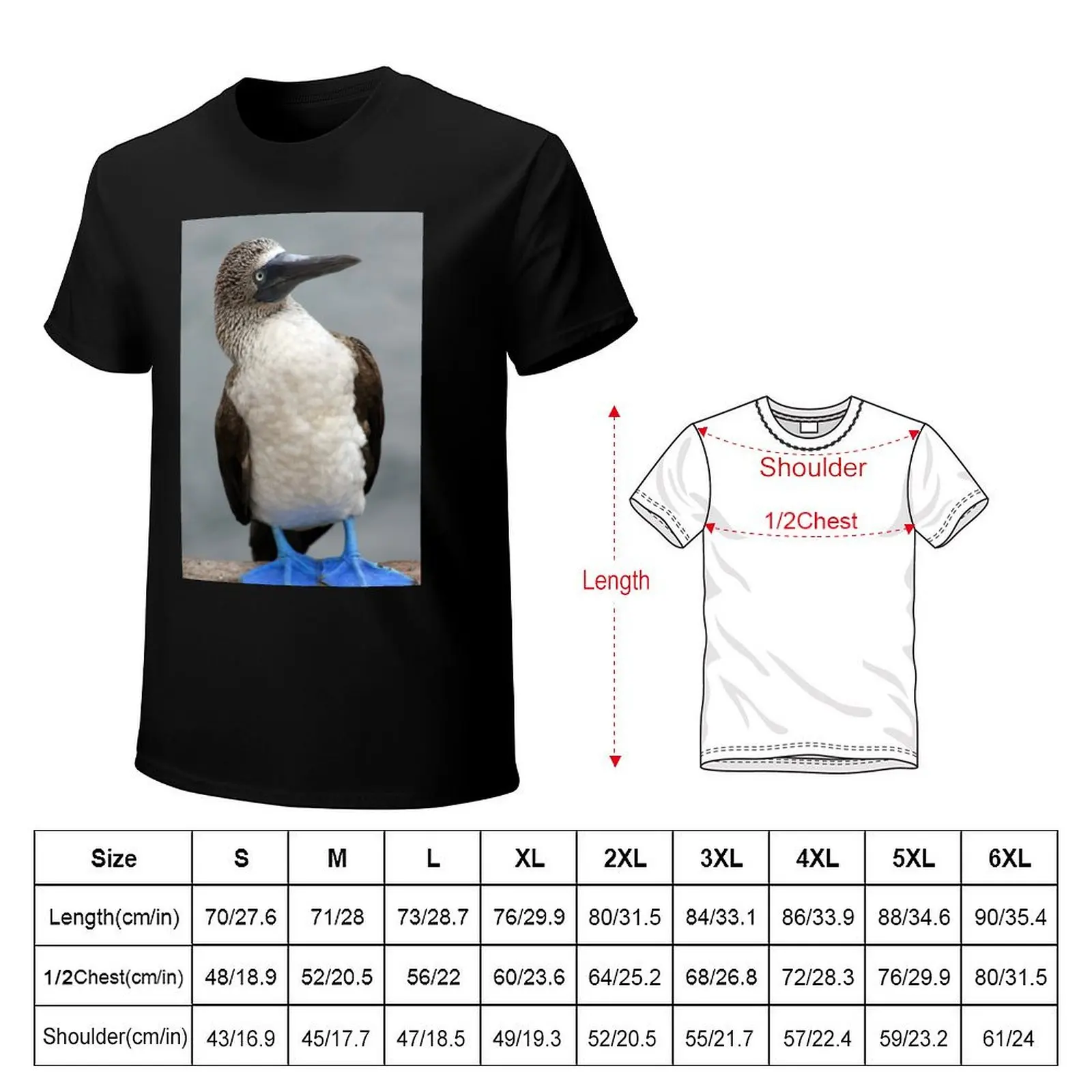 Blue Footed Booby T-Shirt vintage t shirts plus size clothes men graphic tees