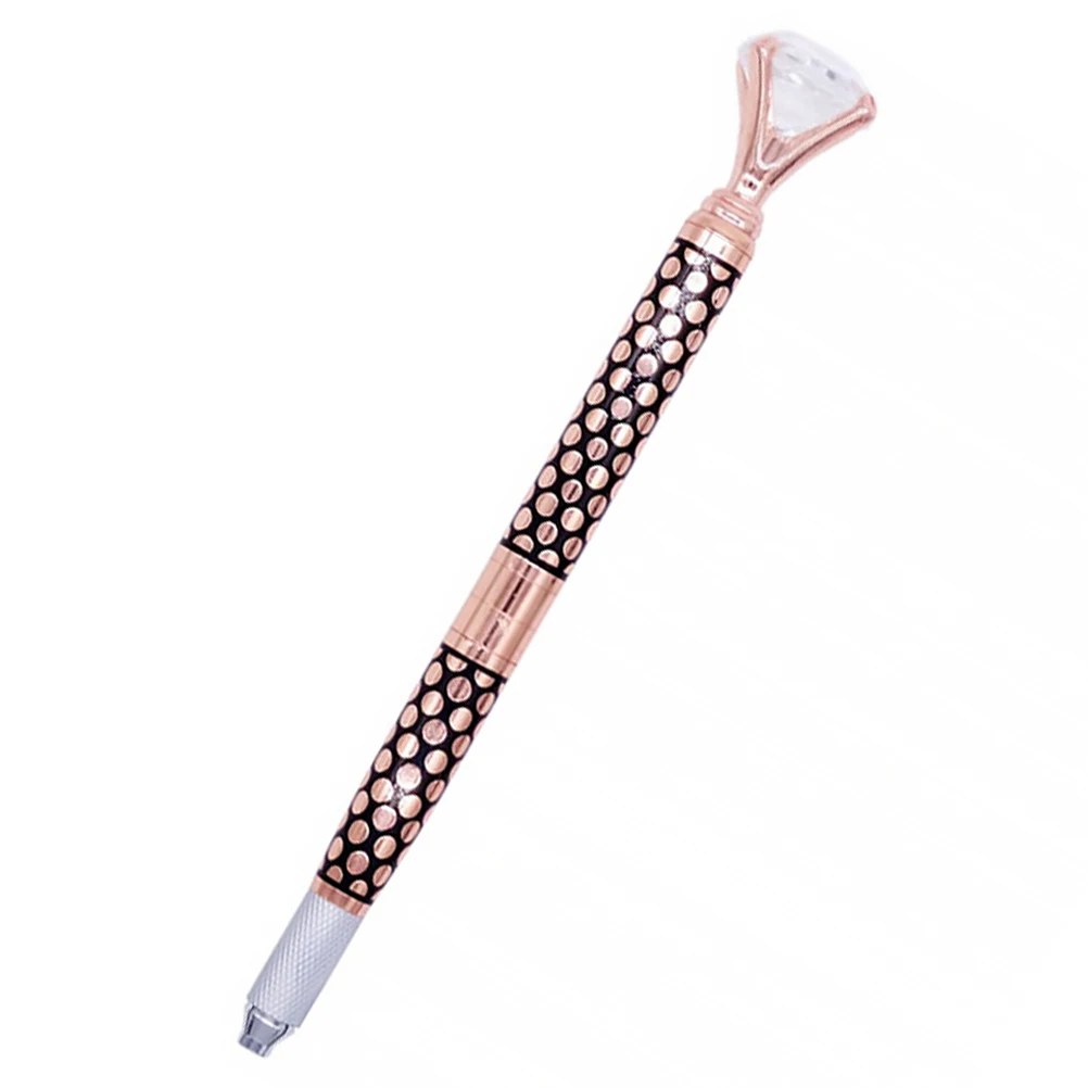 

Aluminum Alloy Crystal Eyebrow Pen Microblading Tool For Long Lasting Makeup Eyebrow Operation Accessories