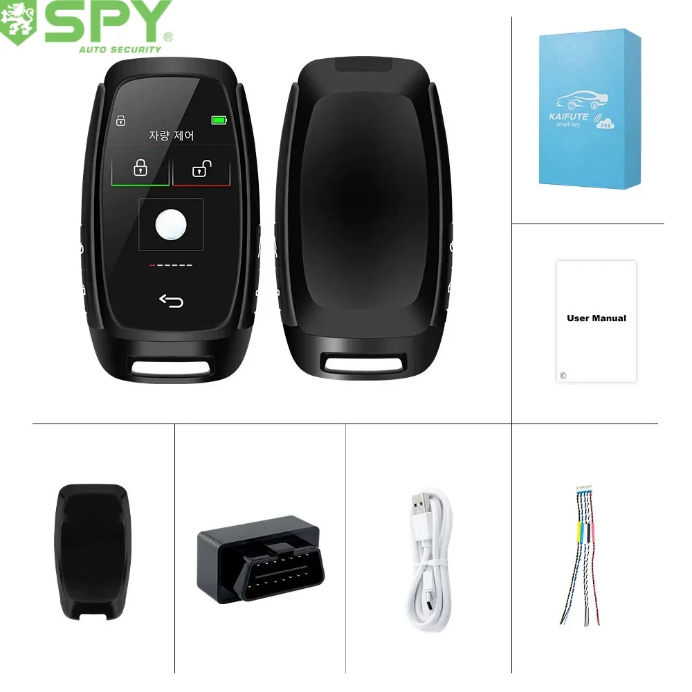 SPY Universal Smart Key LCD Touch Screen PKE Remote Control For Audi Ford/Toyota/Land Rover Comfortable Keyless Entry