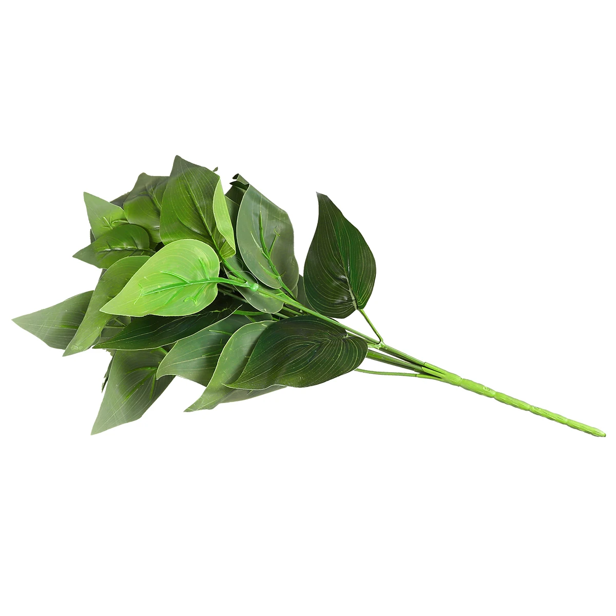 

10 Pcs Artificial Leaves Green Decoration Home Party Wall Decor Reusable Silk Plants Scindapsus Fake Greenery Lifelike