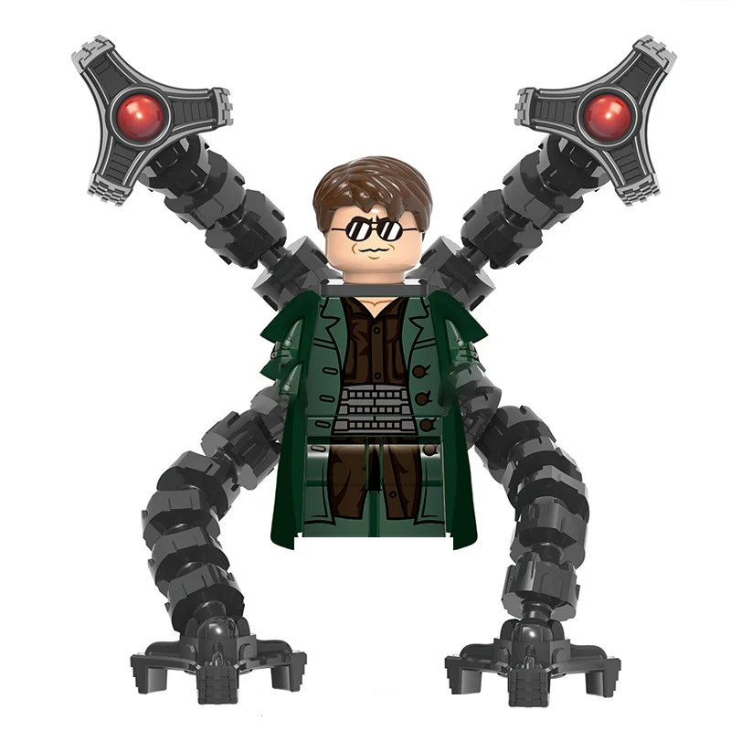 Doctor Octopus Compatible With Lego Spider Disney Toys Mini Action Diagram Building Blocks Children\'s Best-selling Toy Gifts