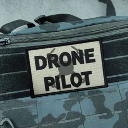 Parche táctico Piloto de Dron – Velcro para mochila y uniforme