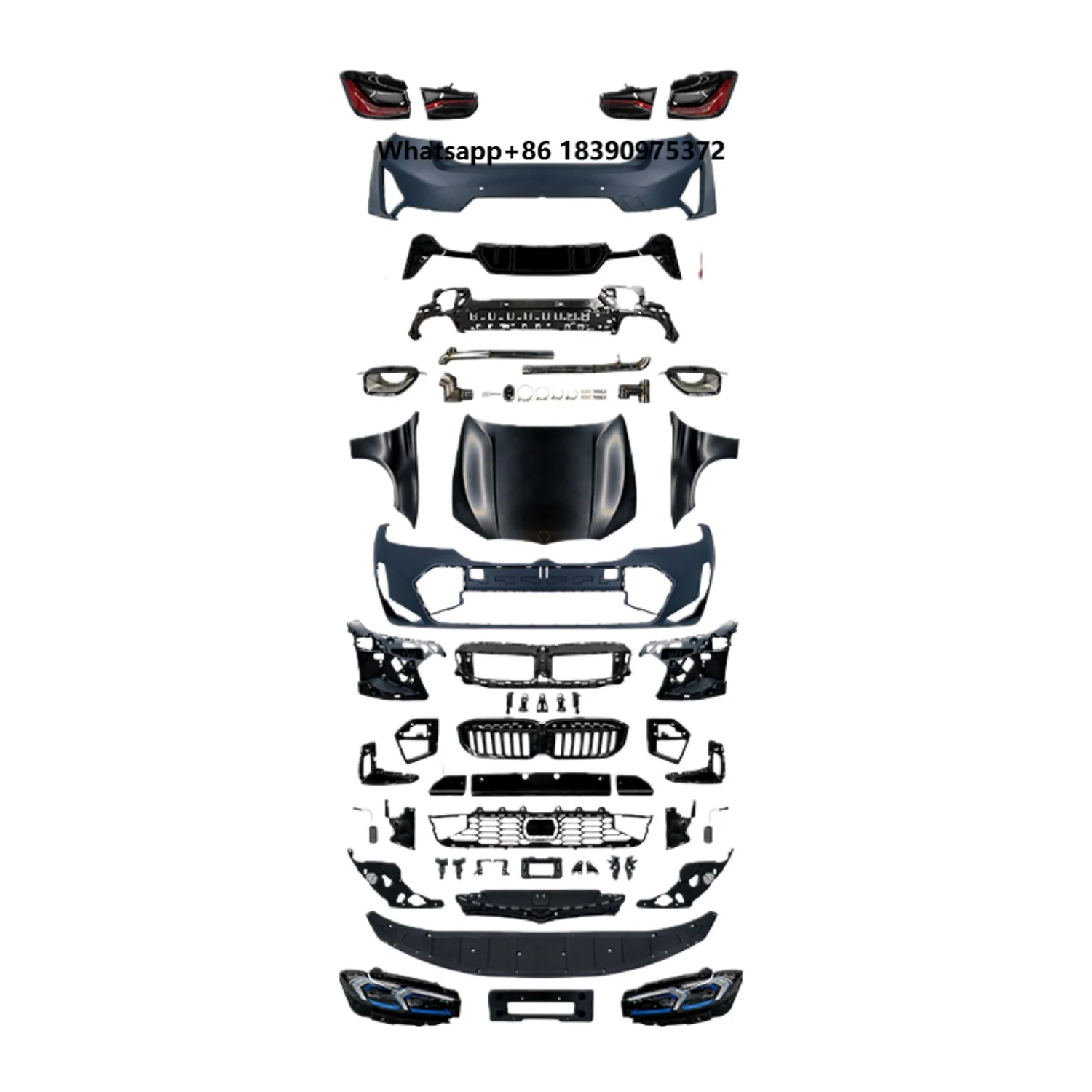 Wholesale G20 M-Tech Body Kit for F30 F35 2013-2018 - Complete Conversion Set with Bumpers Hood Headlights Tail Lights