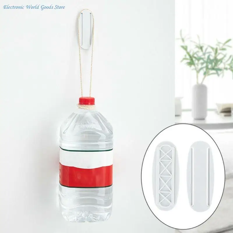 Fijador de enchufe de escritorio autoadhesivo A3PD, organizador de cables, soporte de regleta para colgar en la pared, fijador extraíble enchufable montado en la pared