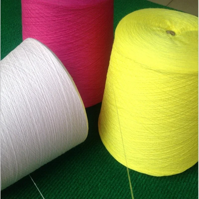 100 KG 32 s/2 100% Cotton Yarn For Knitting Clothes Thread Full Color Combed Yarns Eco-Friendly Healthy  Wholesale