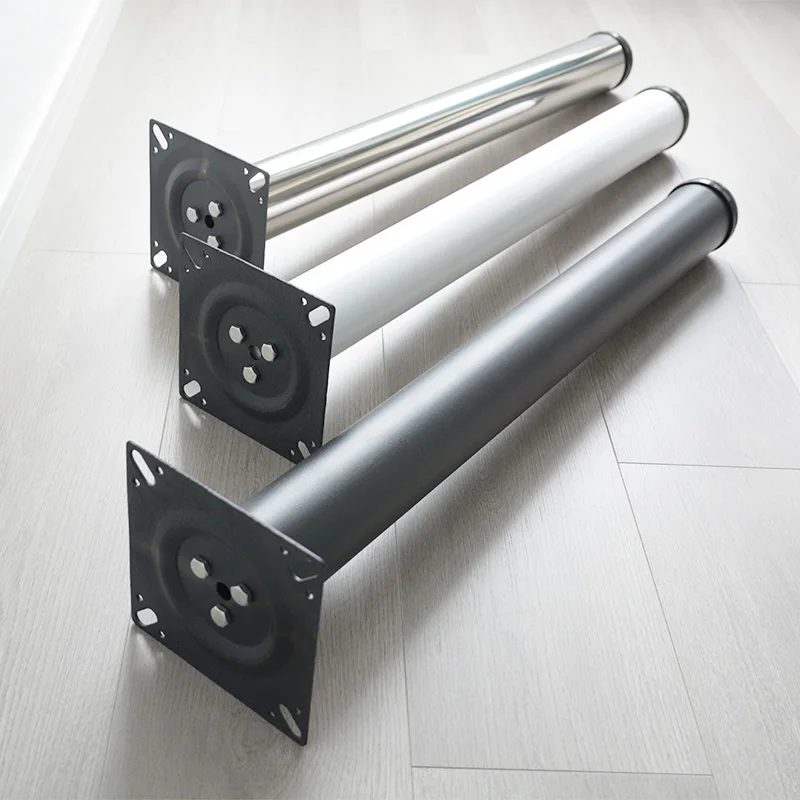 Adjustable bar foot wrought iron bracket stainless steel support column, dining table foot, cabinet foot, desk foot, table foot