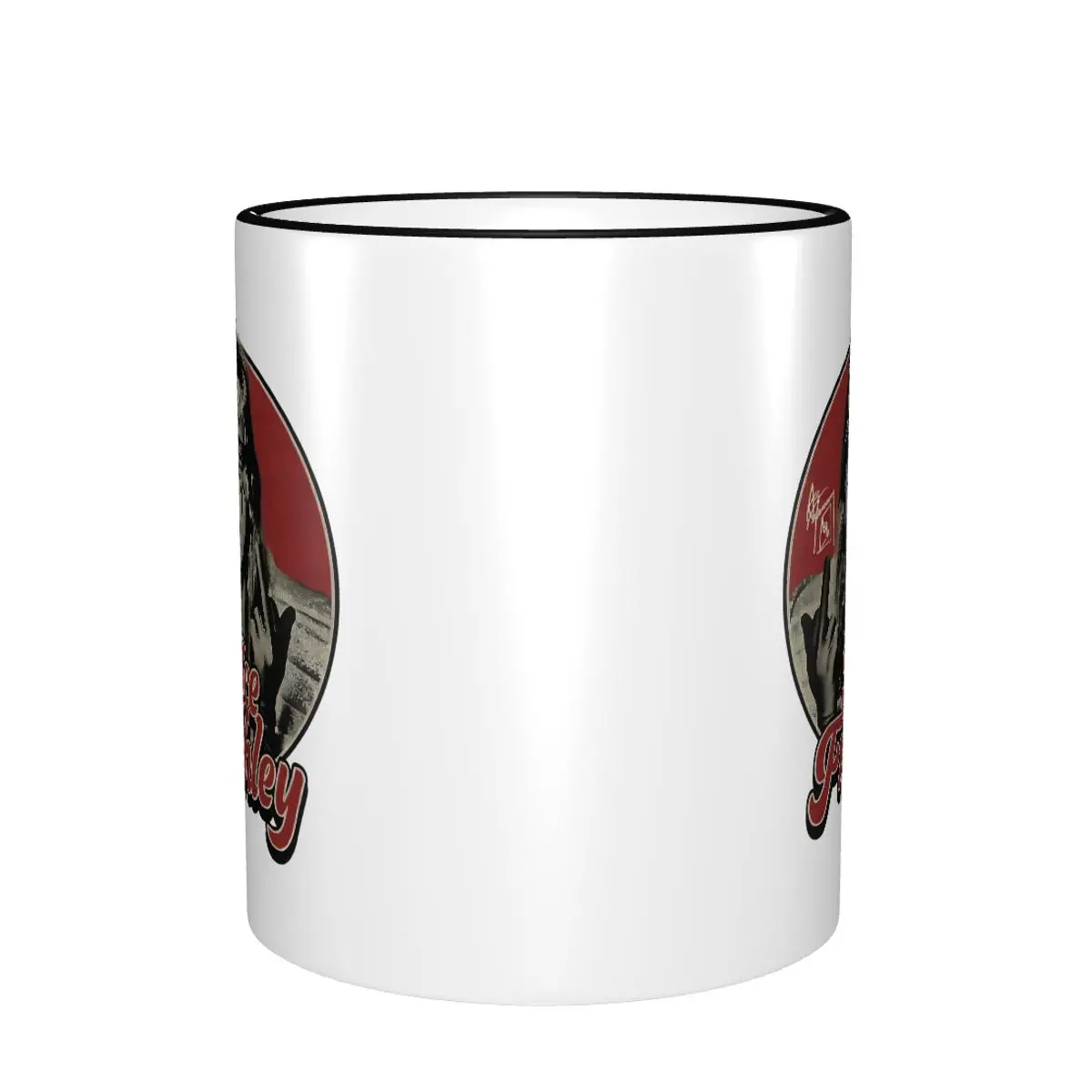 Fun Retro Ace Frehley Middle Finger Vintage Oke Coffee Cup Office Kiss Band Mugs