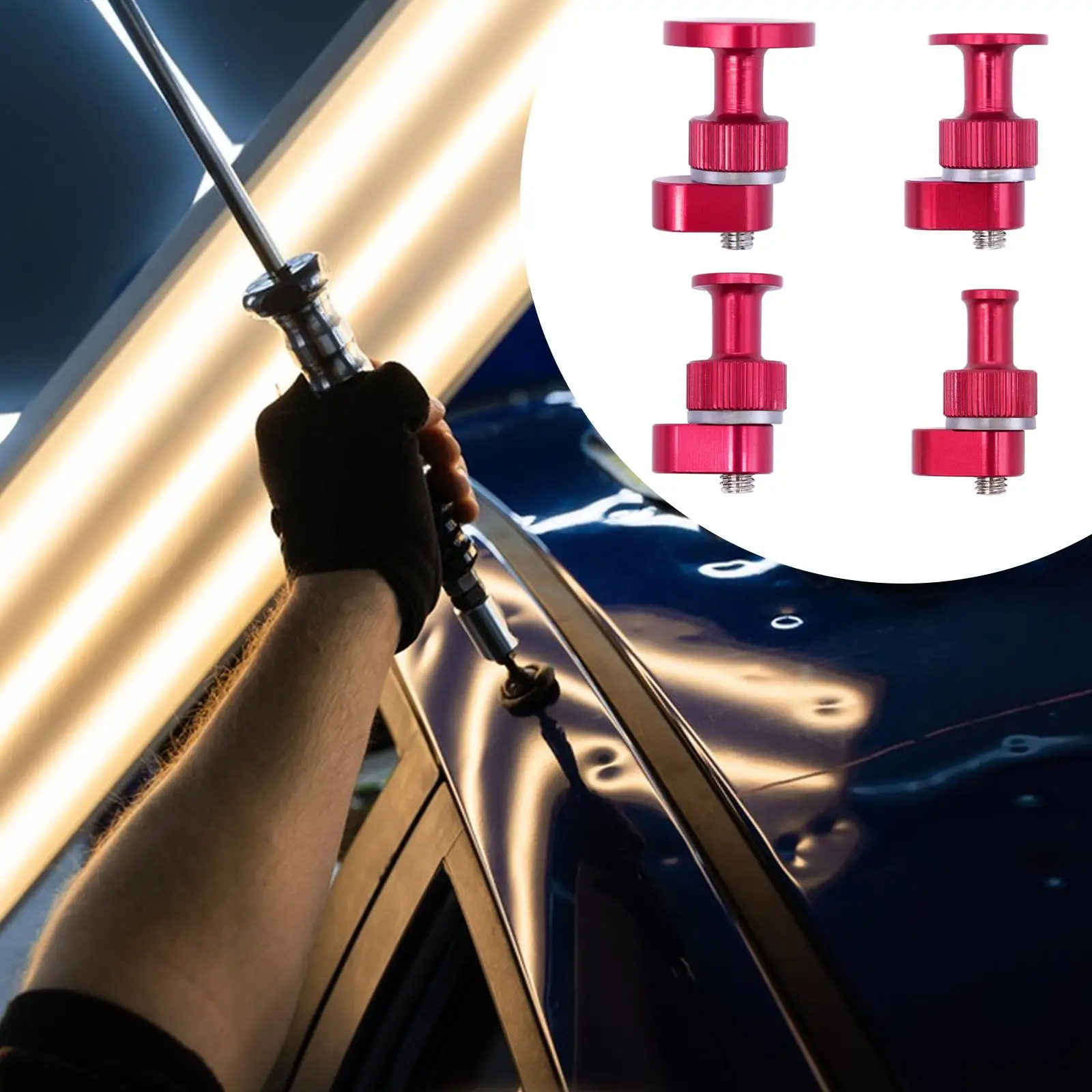 4 Pieces Car Pulling Tabs Practical Car Body Removal Pulling Tabs for Automotive