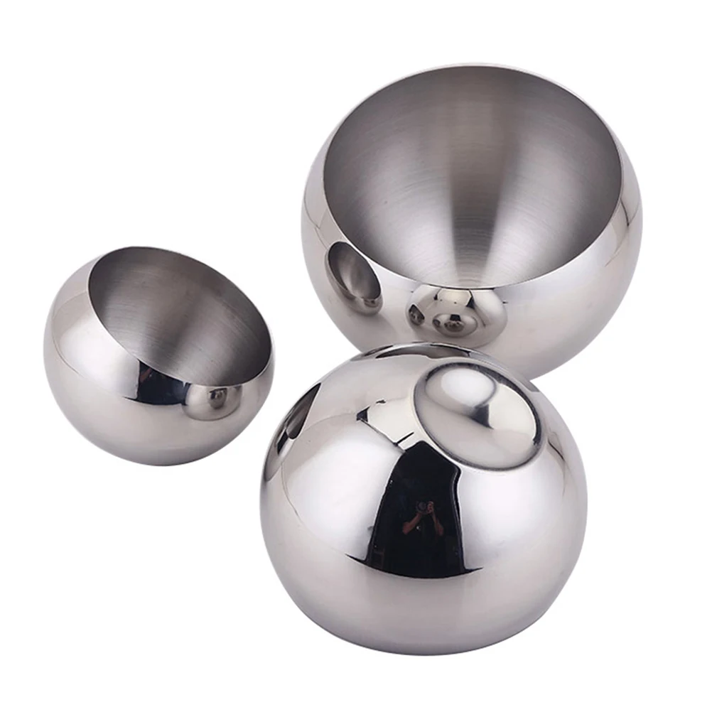 

Stainless Steel Slanted Sauce Bowl Household Condiment Fruit Buffet Easy Clean Dining Set Kitchen Bar Practical